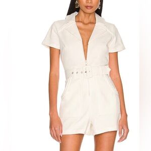 Show Me Your Mumu Outlaw Romper Pearly White XS